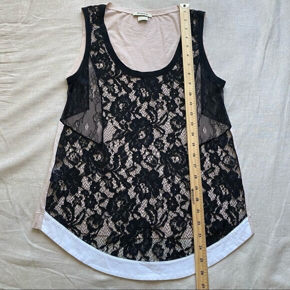NWOT PINKO Lace Sleeveless Blouse - Picture 12 of 12